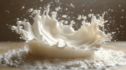 Captivating Milk Splash: A Moment of Elegance and Purity