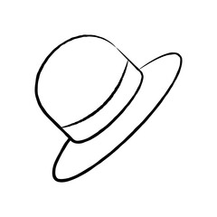 Clothing & Fashion Line Icon - hat