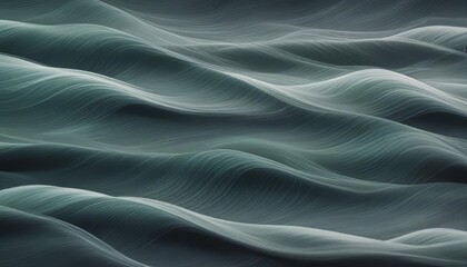 Obraz premium Smooth blue silk waves on a luxurious flowing fabric backdrop