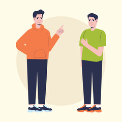 Flat Vector Daily Activity Illustration