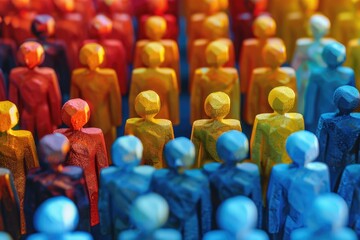 Fototapeta premium Employment equity through diversity and inclusion for social justice.