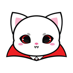 Cute Dracula Cat
