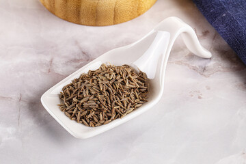 Zeera seeds in the bowl