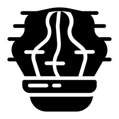 Cactus Parodia Solid Icon