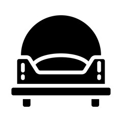 Cloudy Pet Bed Solid Icon