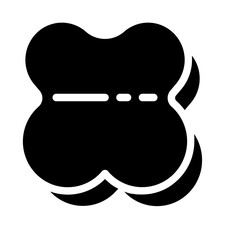 Foldable Pet Bed Solid Icon