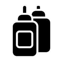 Obraz premium Glue Bottle Solid Icon