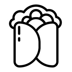 Kebab Line Icon