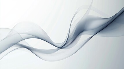 Obraz premium Elegant Minimalist Vector Waves Background for Presentations and Graphics