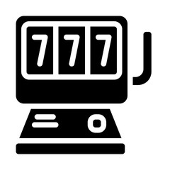 Lottery Jackpot Solid Icon