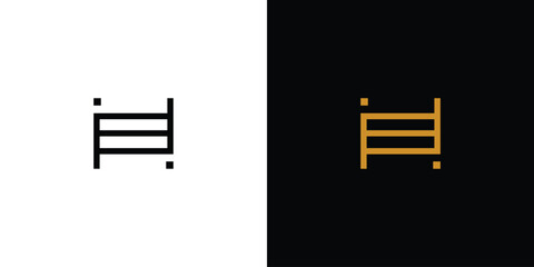 Unique and modern  initial H  logo design
