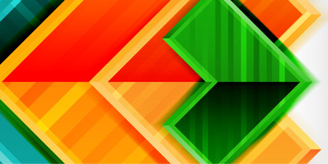 Arrow geometric abstract vector background. Vector Illustration For Wallpaper, Banner, Background, Card, Book Illustration, landing page