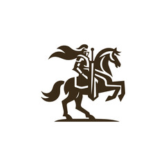 Knight on Horse Logo