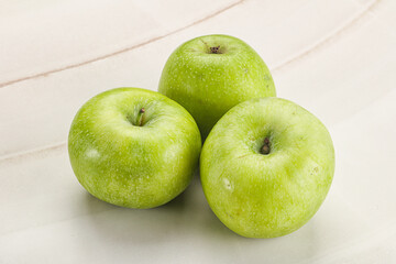 Sweet and juicy green apple