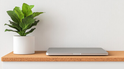 concept: Layered cork cushioning tiles, eco-conscious design and natural materials 