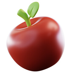 3D Illustration Apple