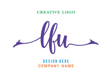 LF  lettering logo is simple, easy to understand and authoritative