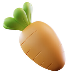  3D Illustration Carrot