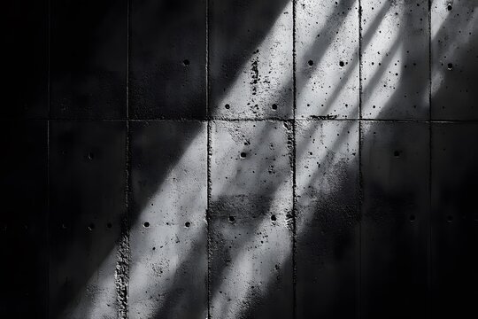 Rough Concrete Texture, Dramatic Shadows Cast