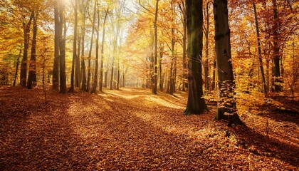 Obraz premium autumn in the forest