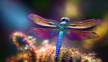 dragonfly on a leaf