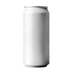 A blank white tin can for product mockup