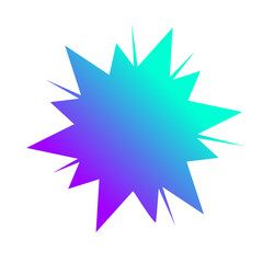 abstract colorful star shape