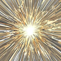 Radiant Burst Graphic Design