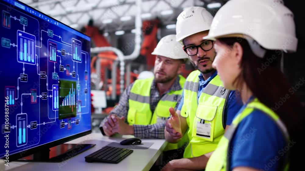 Poster Engineer Operator Using Scada System