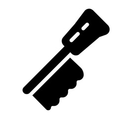 Steel Brush Solid Icon