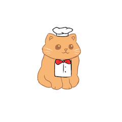 profession stickers in the shape of cute cats