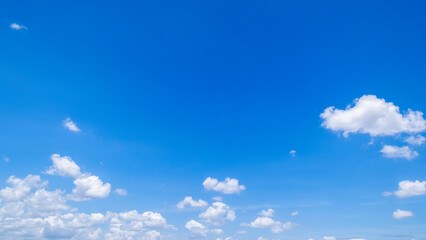 clear blue sky background,clouds with background, Blue sky background with tiny clouds. White fluffy clouds in the blue sky. 