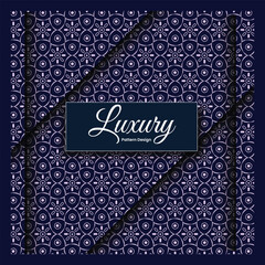 Modern luxury pattern design with gold color