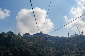 hill station and resort located in the Mountains west of the city of Da Nang, in central Vietnam.