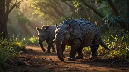 Fototapeta premium warthog in the wild