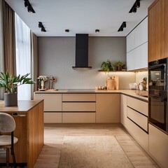 Modern interior, cozy concept