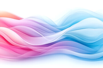 A colorful wave with pink, blue, and white colors. The wave is long and has a lot of detail