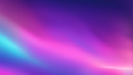 Obraz premium Gradient of luminous violet and pink tones with holographic reflections shimmering like liquid light, AI Generated