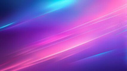 Fototapeta premium Gradient of luminous violet and pink tones with holographic reflections shimmering like liquid light, AI Generated