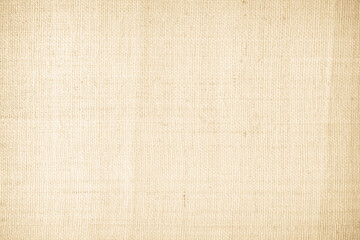 Closeup detail of beige fabric texture background. High resolution photo.