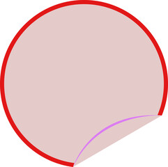 Peeling Sticker Element