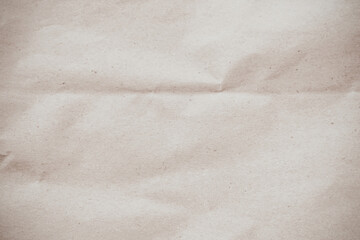 Crumpled brown paper texture background for design with copy space for text or image.	