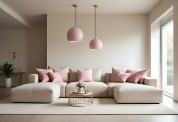 Cozy Bedroom with Warm Lighting and Natural Decor.
