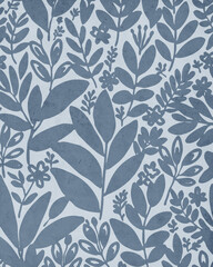 Printable botanical illustration. Rustic style home decor, wall decoration, picture in the frame. Grunge, vintage illustration.