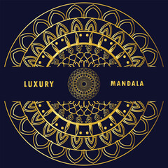 Luxury Mandala Design Templates gold