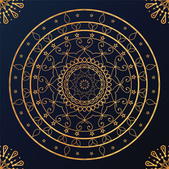 Luxury Mandala Design Templates gold