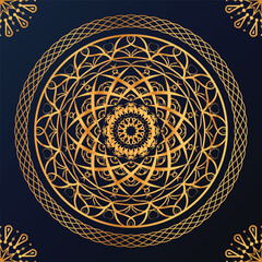 Luxury Mandala Design Templates gold