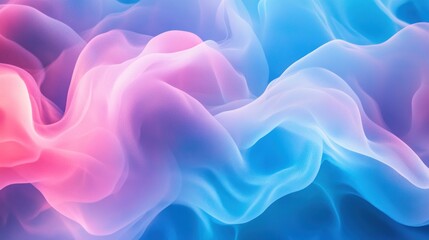 Obraz premium Abstract pink and blue swirling smoke-like texture background.
