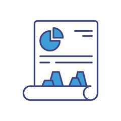 Data Analyst vector icon stock illustration