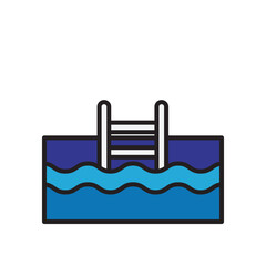 Fototapeta premium Swimming Illustration